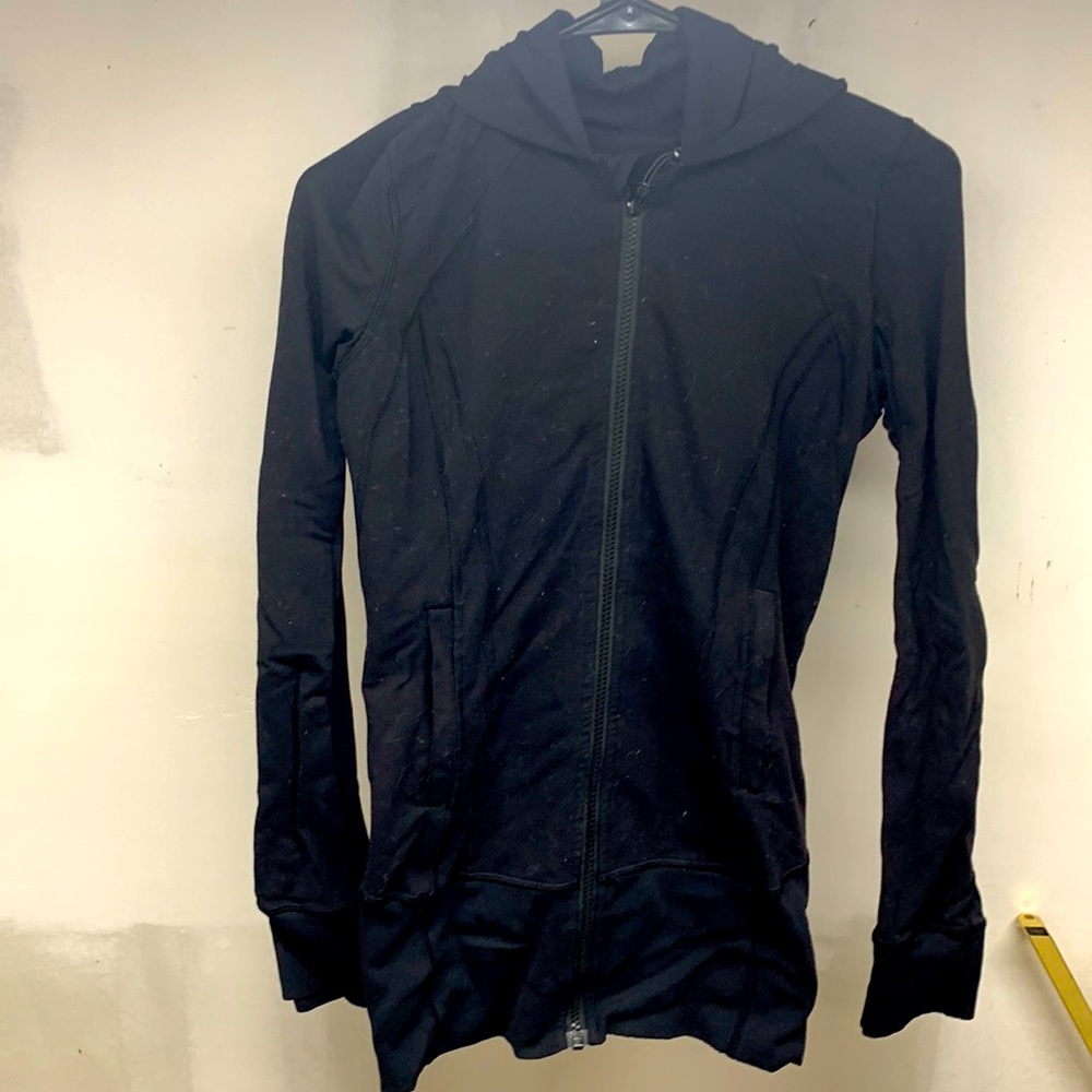 Black Lululemon zip up hoodie. SM.
